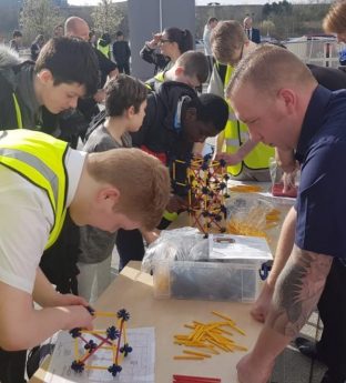 Students Give Construction a Try